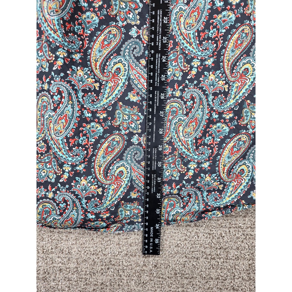 Cinch Mens XXL Long Sleeve Paisley Button Up Western Shirt Multicolor Cotton - Picture 7 of 7